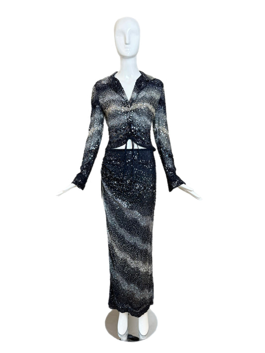 RANDOLPH DUKE 2000 Vintage Runway Skirt Set