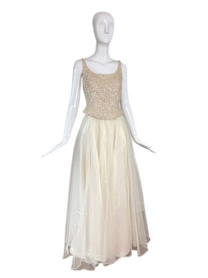 CARMEN MARC VALVO 1996 Vintage Runway Skirt Set