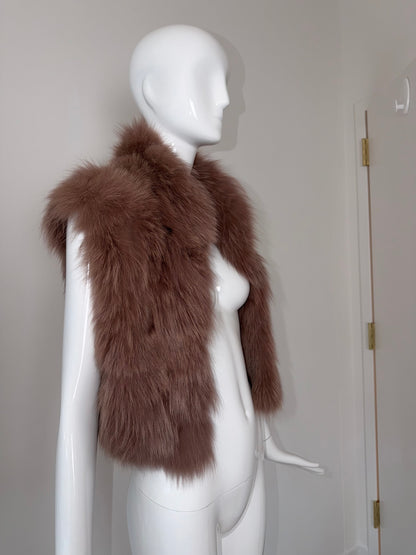 *USA ONLY* FAYCAL AMOR PLEIN SUD Vintage Fur Vest