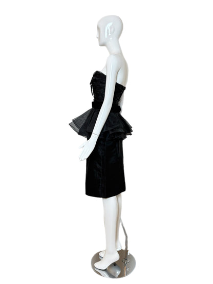 VICTOR COSTA 1986 Vintage Sample LBD