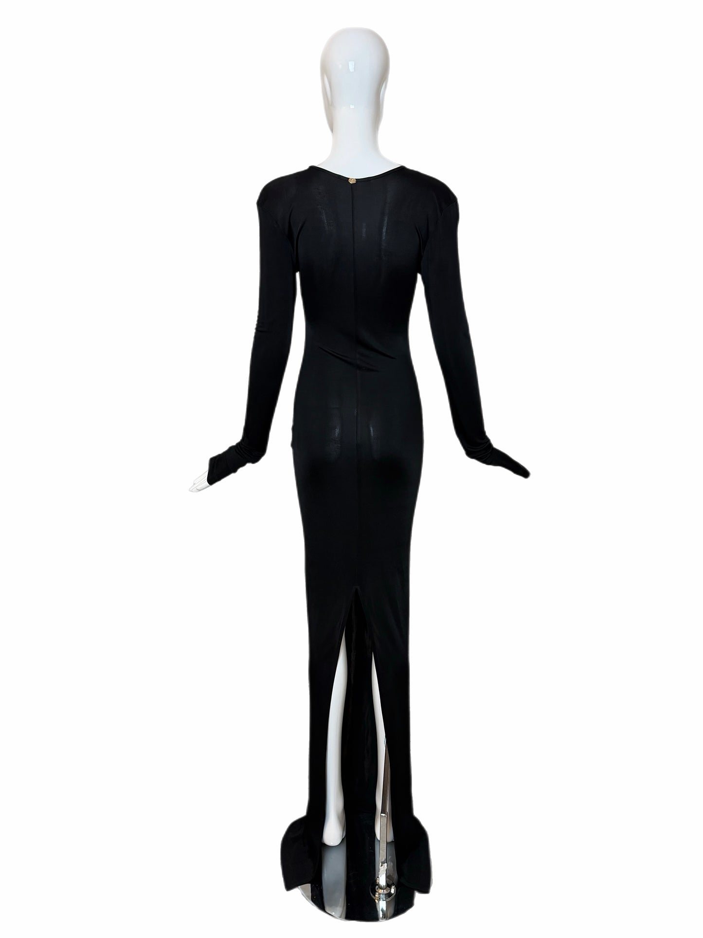 GUCCI by TOM FORD 2002 Vintage Slinky Body Hugging Extra Long Gown