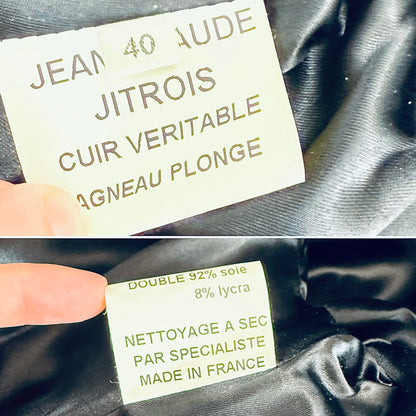 JITROIS Vintage Bronze Brown Leather Massai Jacket