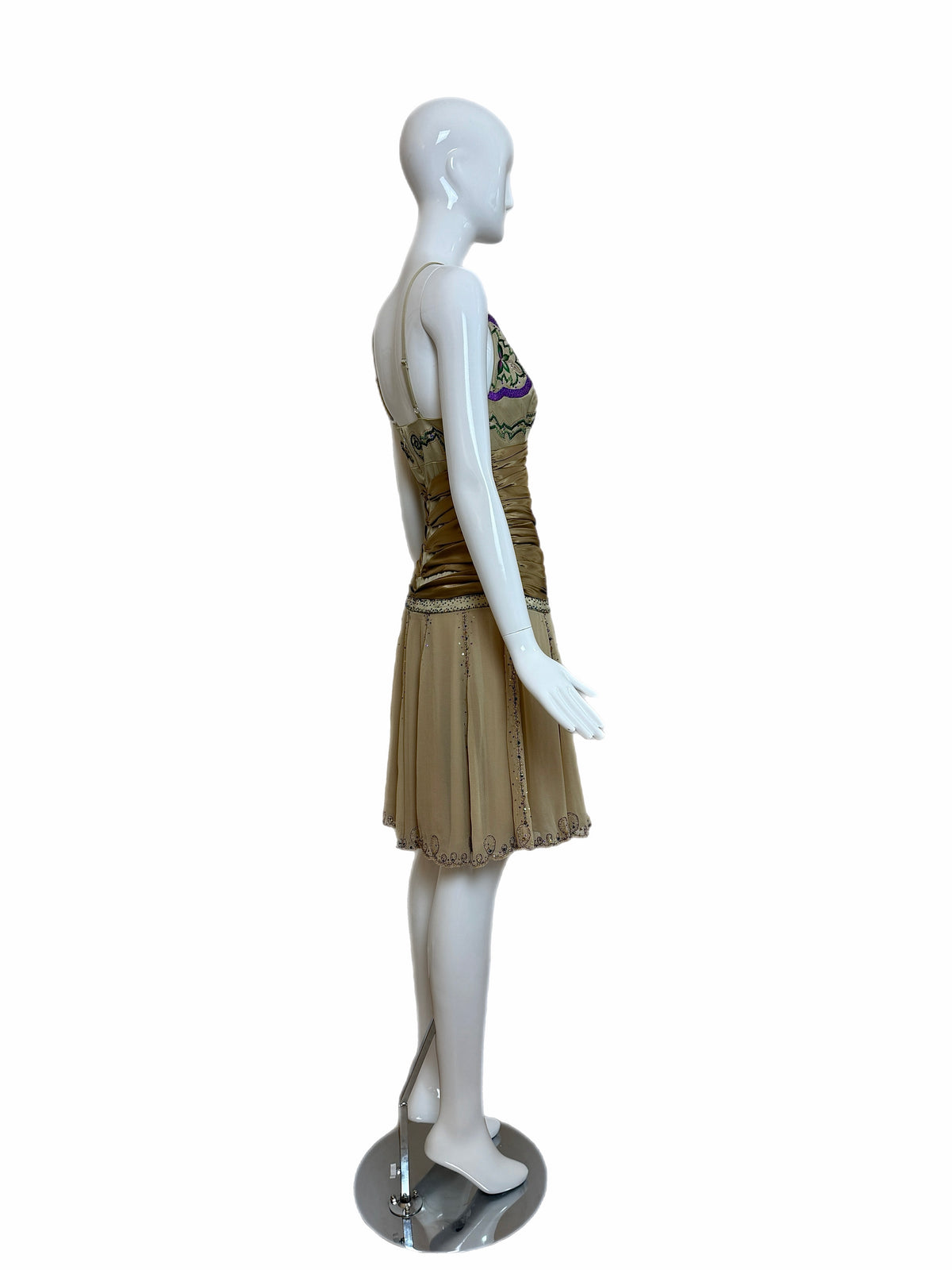 Mandalay Y2K Vintage Iconic Ruched Embellished Cocktail Dress