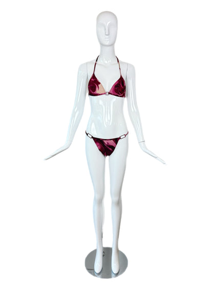 GUCCI by TOM FORD 2001 Vintage Lava Swirl Print Bikini