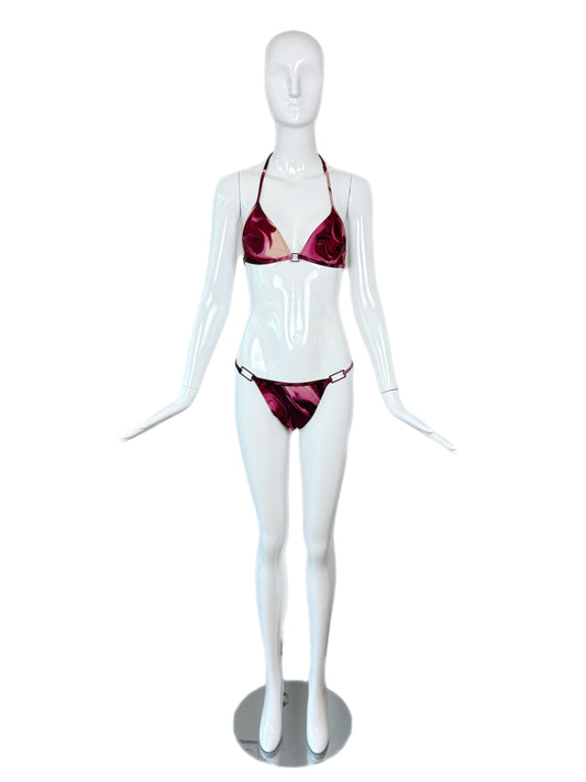 GUCCI by TOM FORD 2001 Vintage Lava Swirl Print Bikini