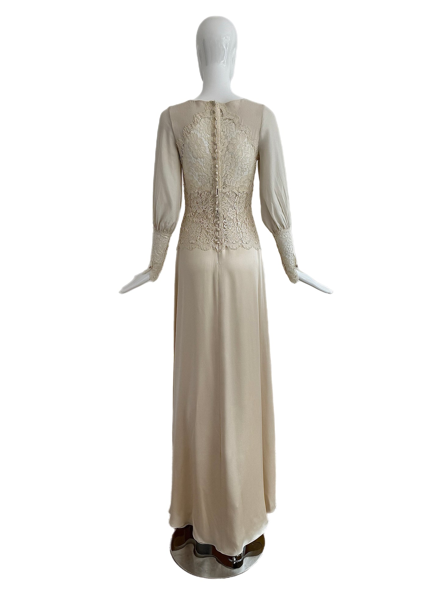 CLAIRE PETTIBONE Sample Edwardian Bridal Gown