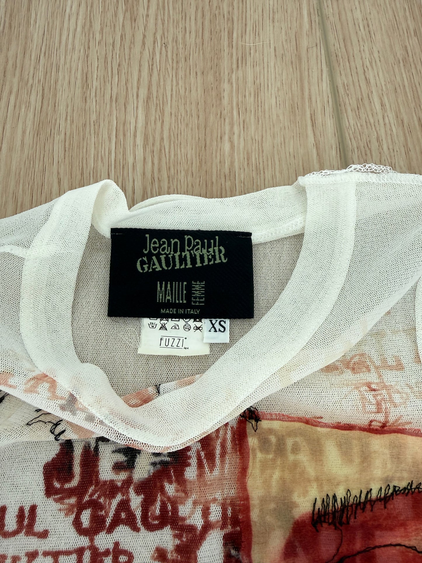 JEAN PAUL GAULTIER 2002 Vintage Mesh Tank Top