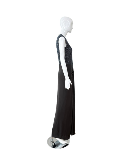 RANDOLPH DUKE 2000 Vintage Runway Beaded Evening Gown
