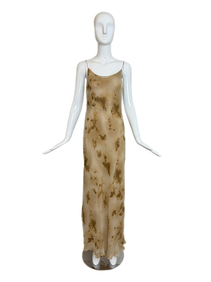 DONNA KARAN 90's Vintage Silk Maxi Slip Dress