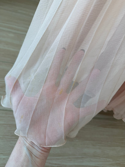 DIOR by JOHN GALLIANO 2003 Vintage Ballet Slipper Pink Silk Gown