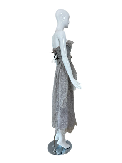 GIORGIO SANT'ANGELO 1983 Vintage Runway 4 Piece Lace Ensemble