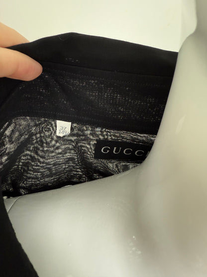 GUCCI by TOM FORD 1997 Vintage Runway Black Shirt