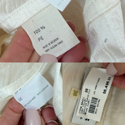 KAAT TILLEY 90's Vintage Ivory Silk Long Sleeve Bridal Gown