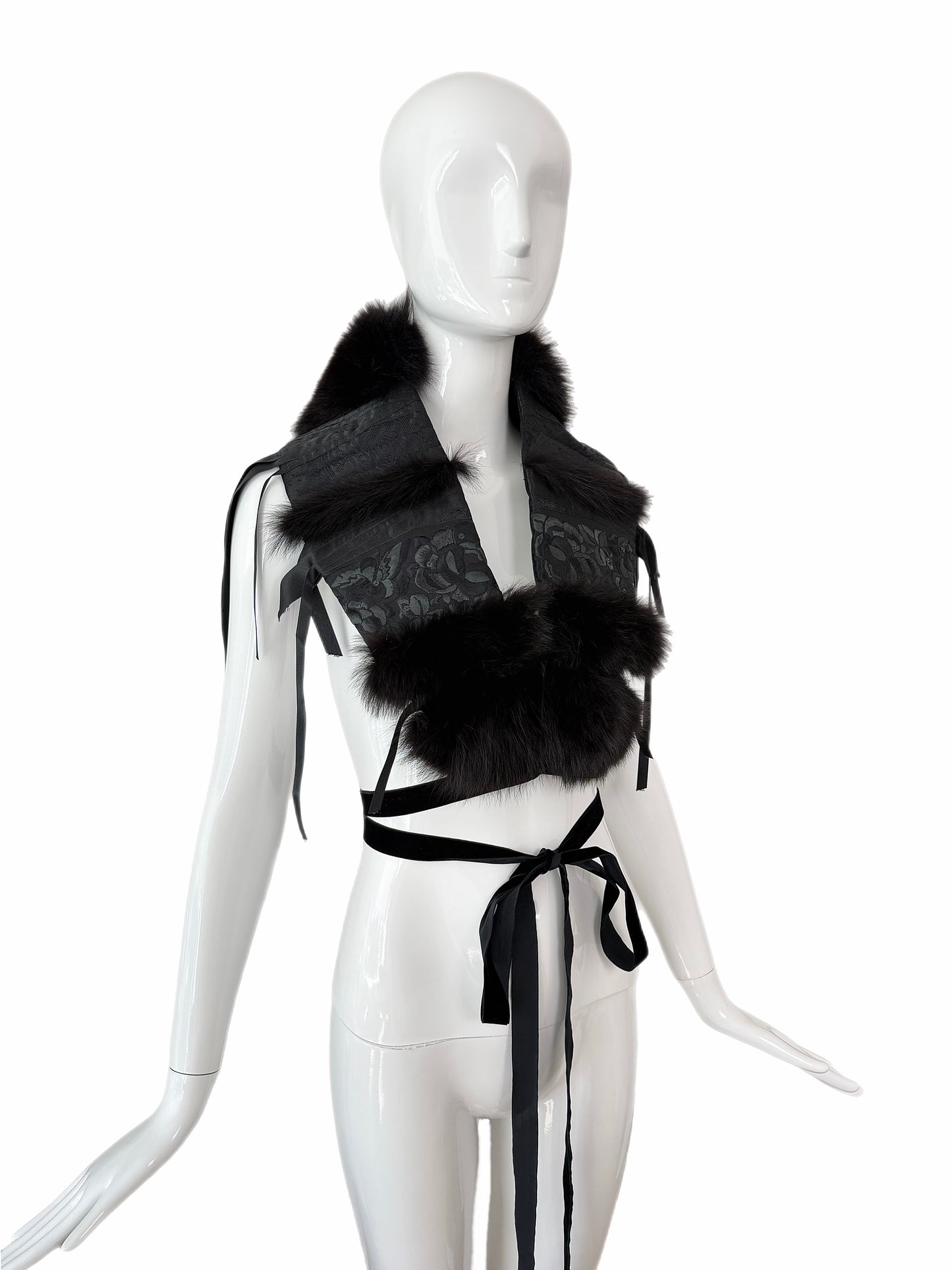 JOHN GALLIANO (USA ONLY REAL FUR) 2002 Vintage Fur Topper