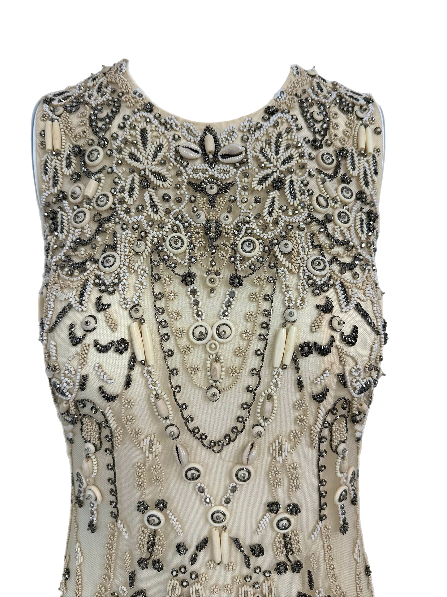 RALPH LAUREN Collection Purple Label 2015 Runway Heavily Encrusted Dress