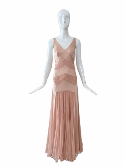 DIOR by JOHN GALLIANO 2003 Vintage Ballet Slipper Pink Silk Gown