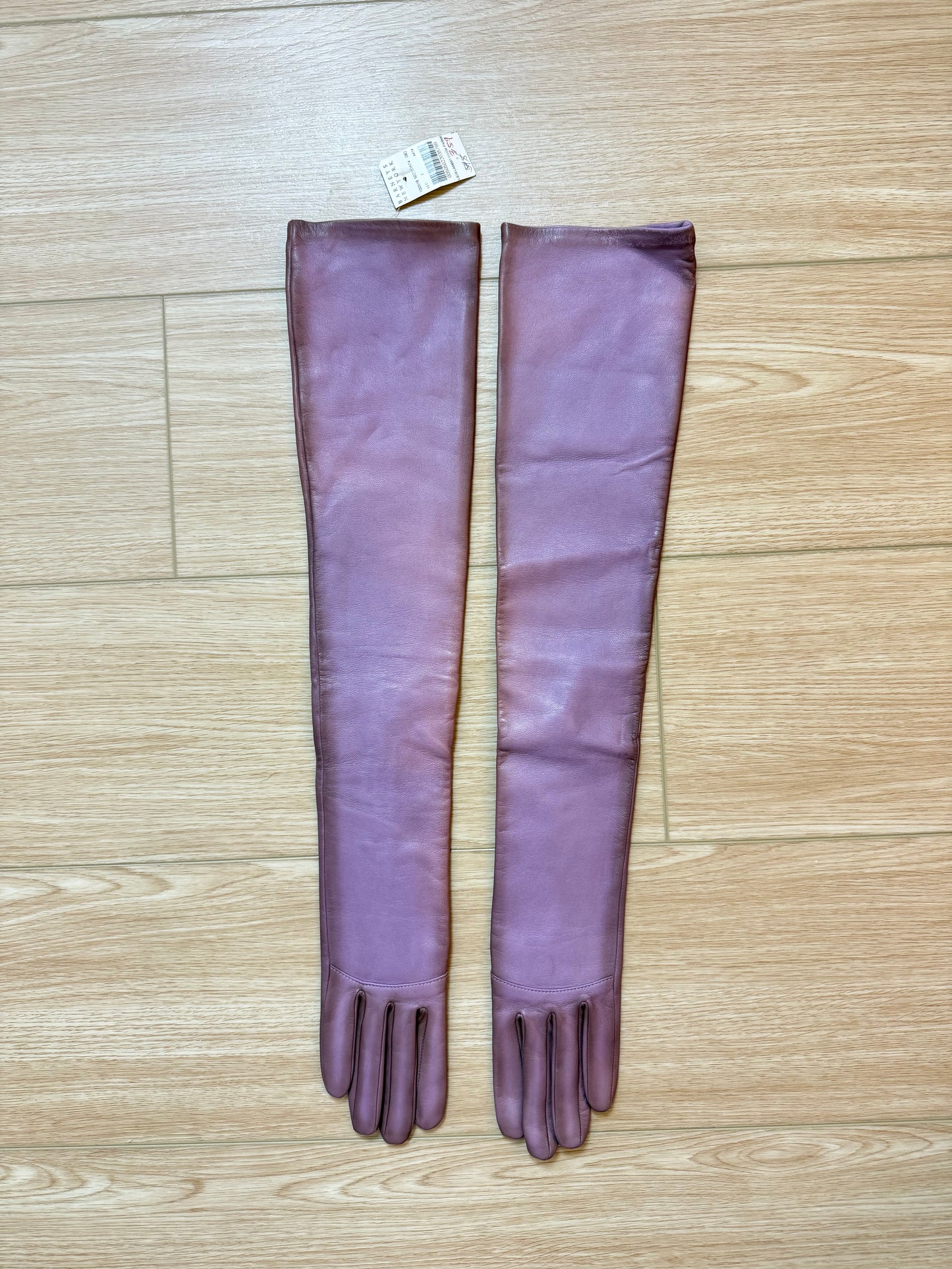 NINA RICCI 2011 Vintage Runway Full Look: Backless Gown + Leather Gloves