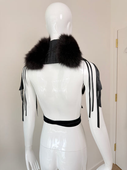 JOHN GALLIANO (USA ONLY REAL FUR) 2002 Vintage Fur Topper