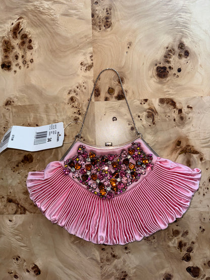 BADGLEY MISCHKA Vintage 2004 Runway Pink Embellished Bag
