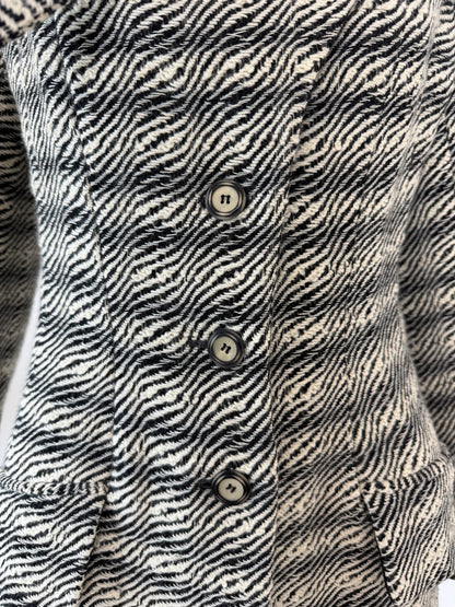 JOHN GALLIANO 1999 Vintage Wool Coat w. Oversized Scarf