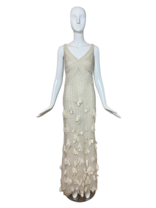 BADGLEY MISCHKA COUTURE 2011 Vintage Runway Bridal Wedding Gown
