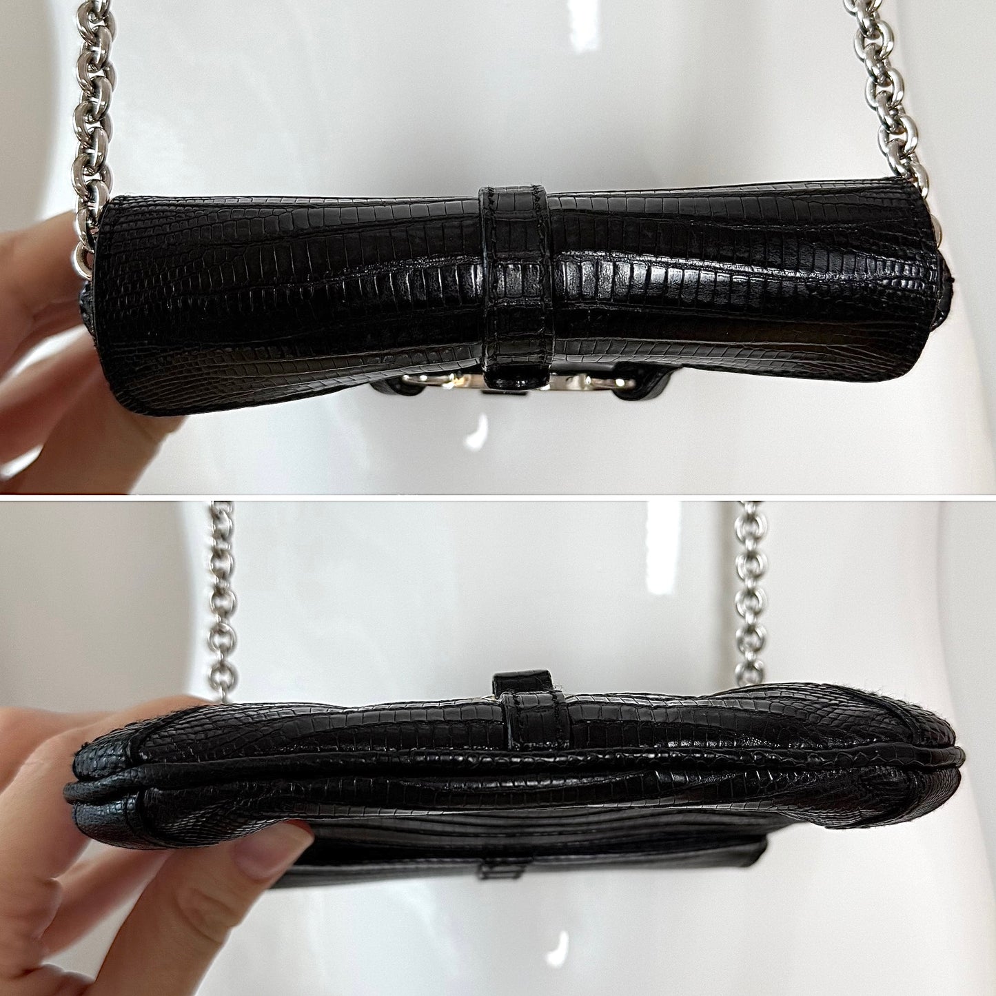 GUCCI by TOM FORD 2004 Vintage Crystal Lizard Mini Bag