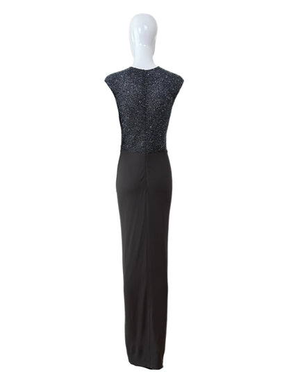 RANDOLPH DUKE 2000 Vintage Runway Beaded Evening Gown