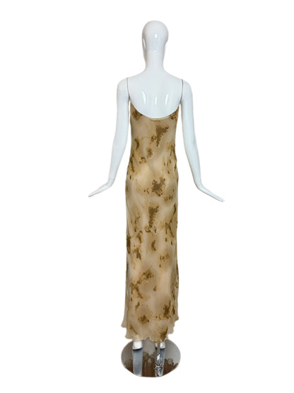 DONNA KARAN 90's Vintage Silk Maxi Slip Dress