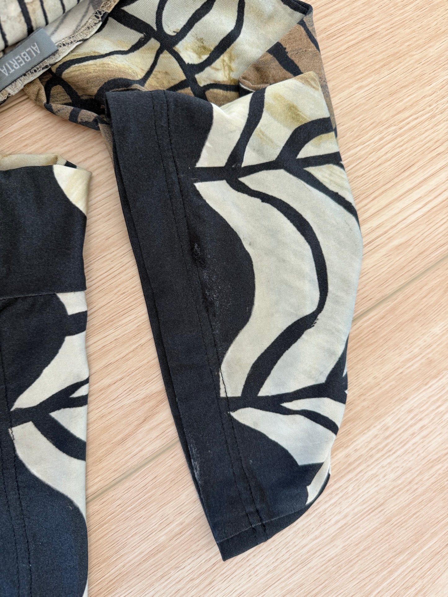 ALBERTA FERRETTI 2016 Runway Print Pants