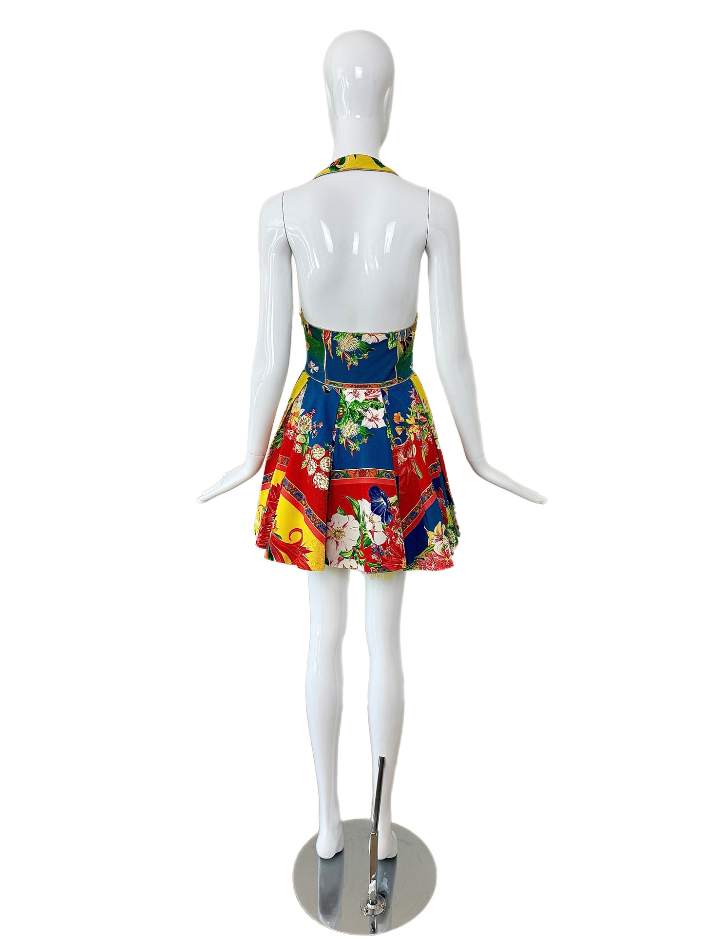 GIANNI VERSACE VERSUS 1993 Vintage Iconic Mini Dress w. Tulle Underlay