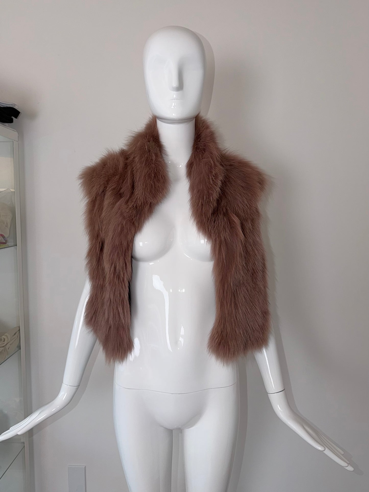 *USA ONLY* FAYCAL AMOR PLEIN SUD Vintage Fur Vest