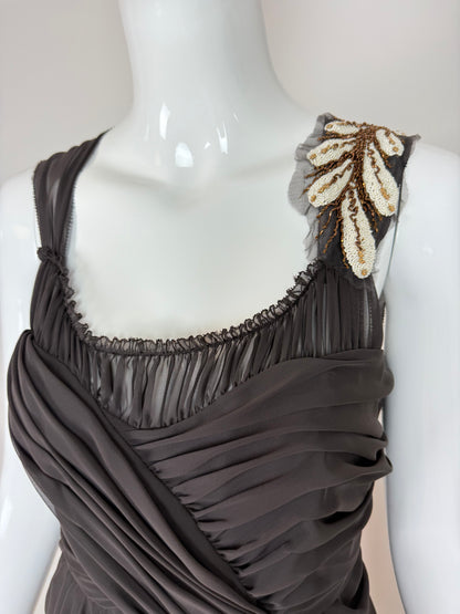 VERA WANG 2006 Vintage Runway Grecian Gown