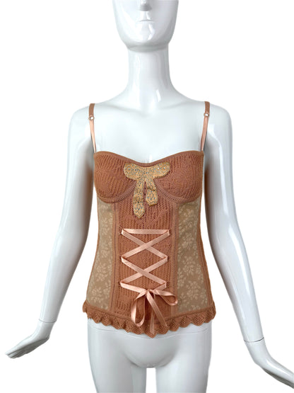JOHN GALLIANO 2003 Vintage Embellished Camisole
