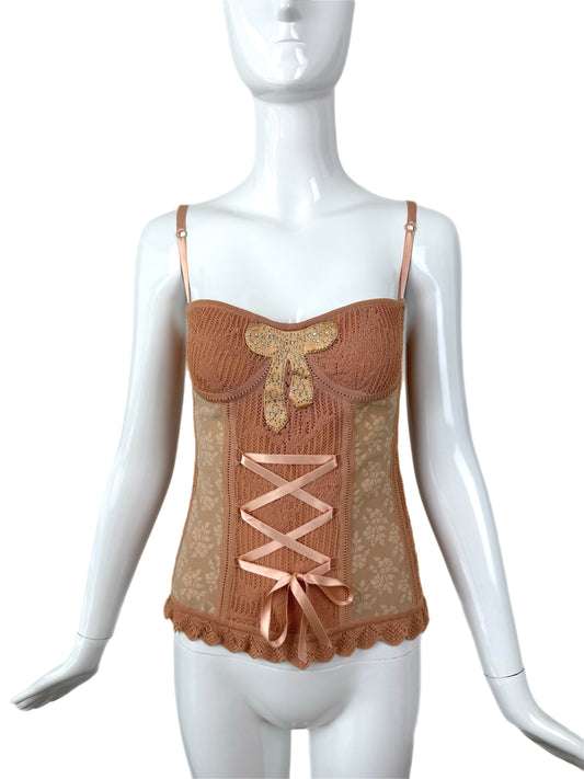JOHN GALLIANO 2003 Vintage Embellished Camisole