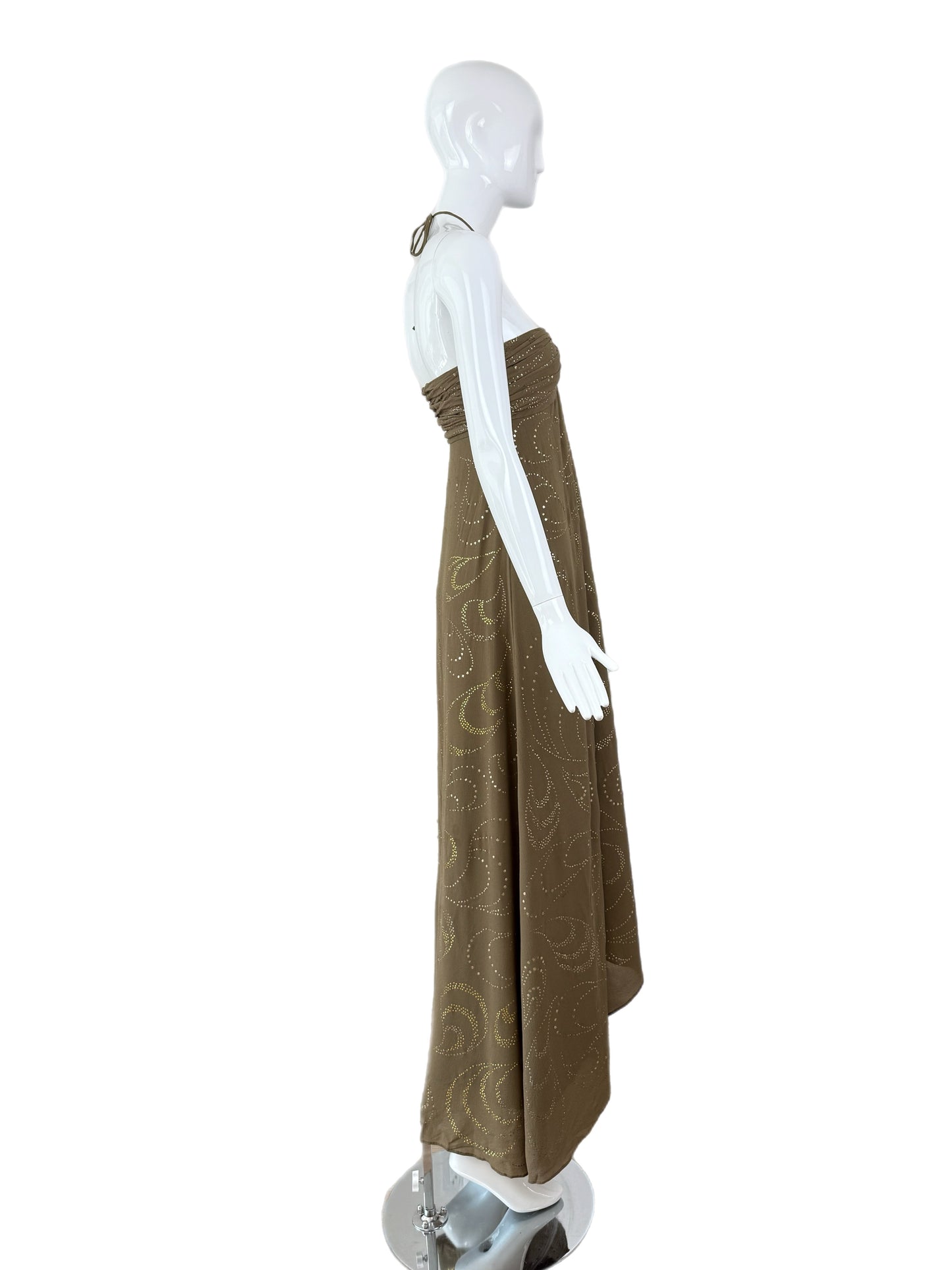 CELINE by MICHAEL KORS 2003 Vintage Runway Silk Maxi Dress