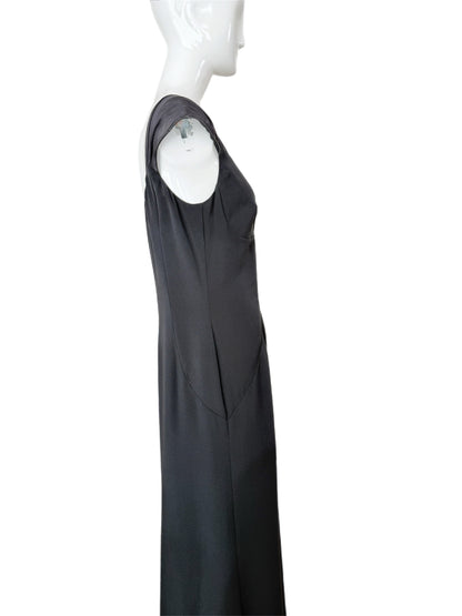 VALENTINO Vintage Black Evening Gown