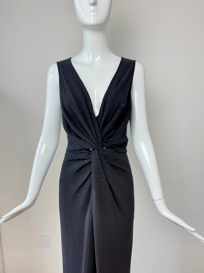 ARMANI COLLEZIONI 2011 Vintage Silk Embellished Evening Gown