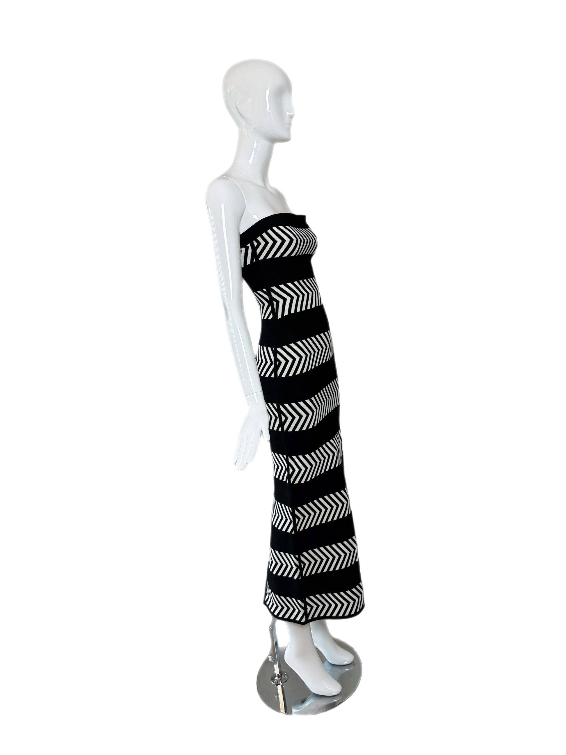 90s vintage Herve Leger runway gown for sale
