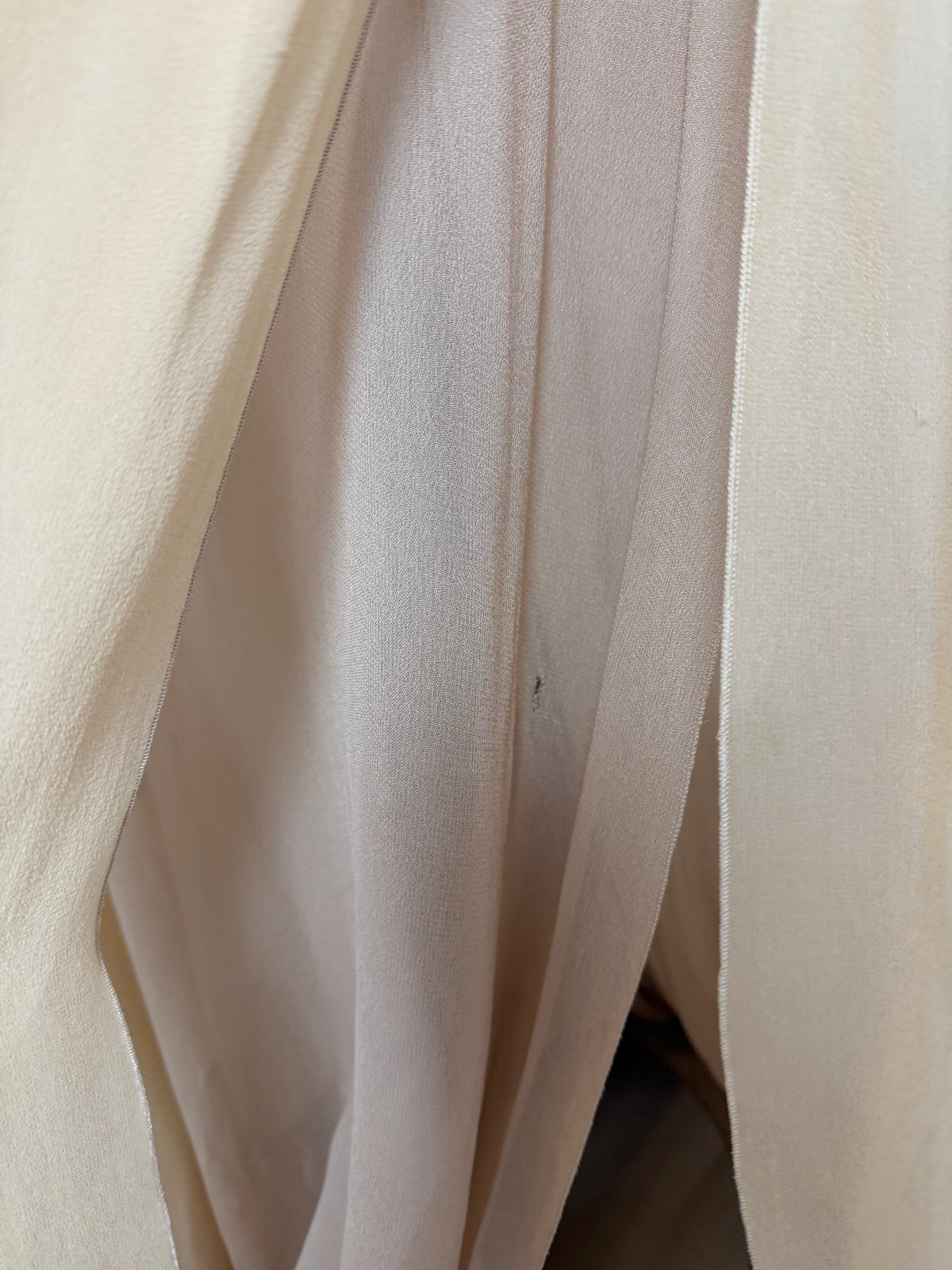 ROBERTO CAVALLI 2012 Silk Chiffon Tan Embellished Grecian Gown w. Slit