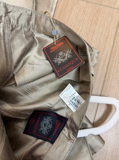 JEAN PAUL GAULTIER 90's Vintage Silk Double Breasted Pantsuit
