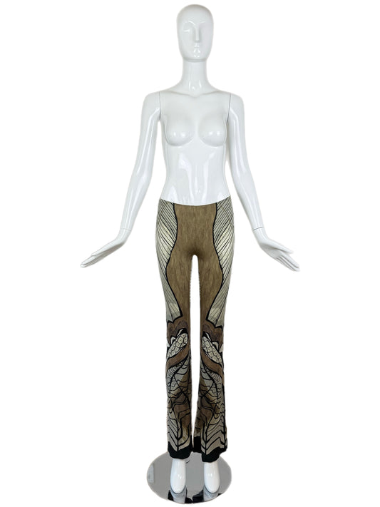 ALBERTA FERRETTI 2016 Runway Print Pants