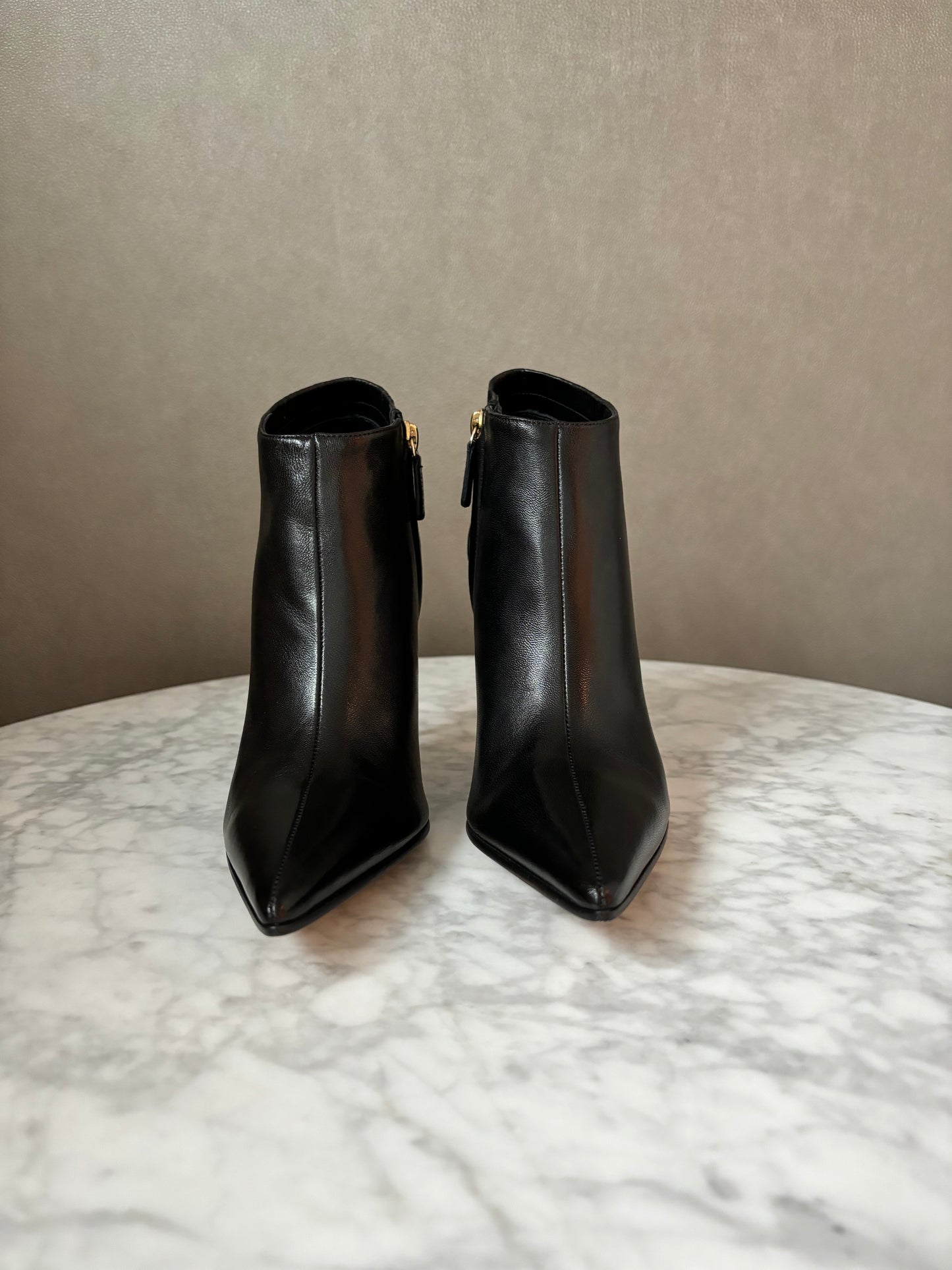 GUCCI by TOM FORD 1997 Metal Heel Leather Booties