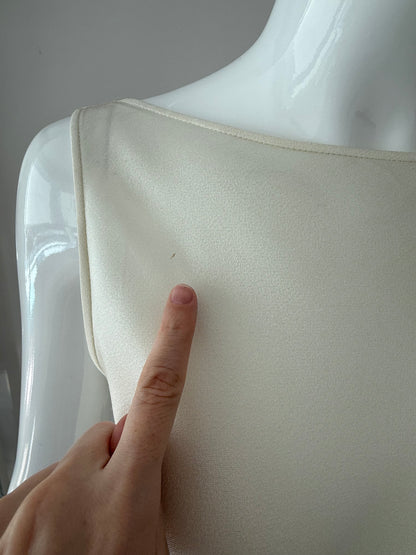 LES HABITUDES 90's Vintage Silk Backless Evening Gown