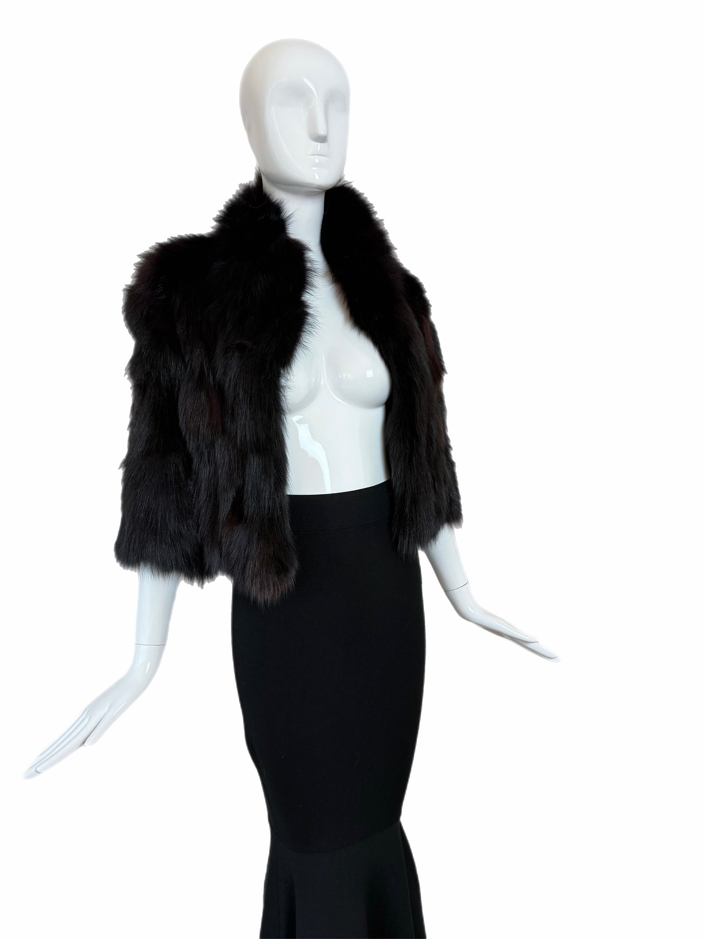 *USA ONLY* FAYCAL AMOR PLEIN SUD Vintage Fur Bolero