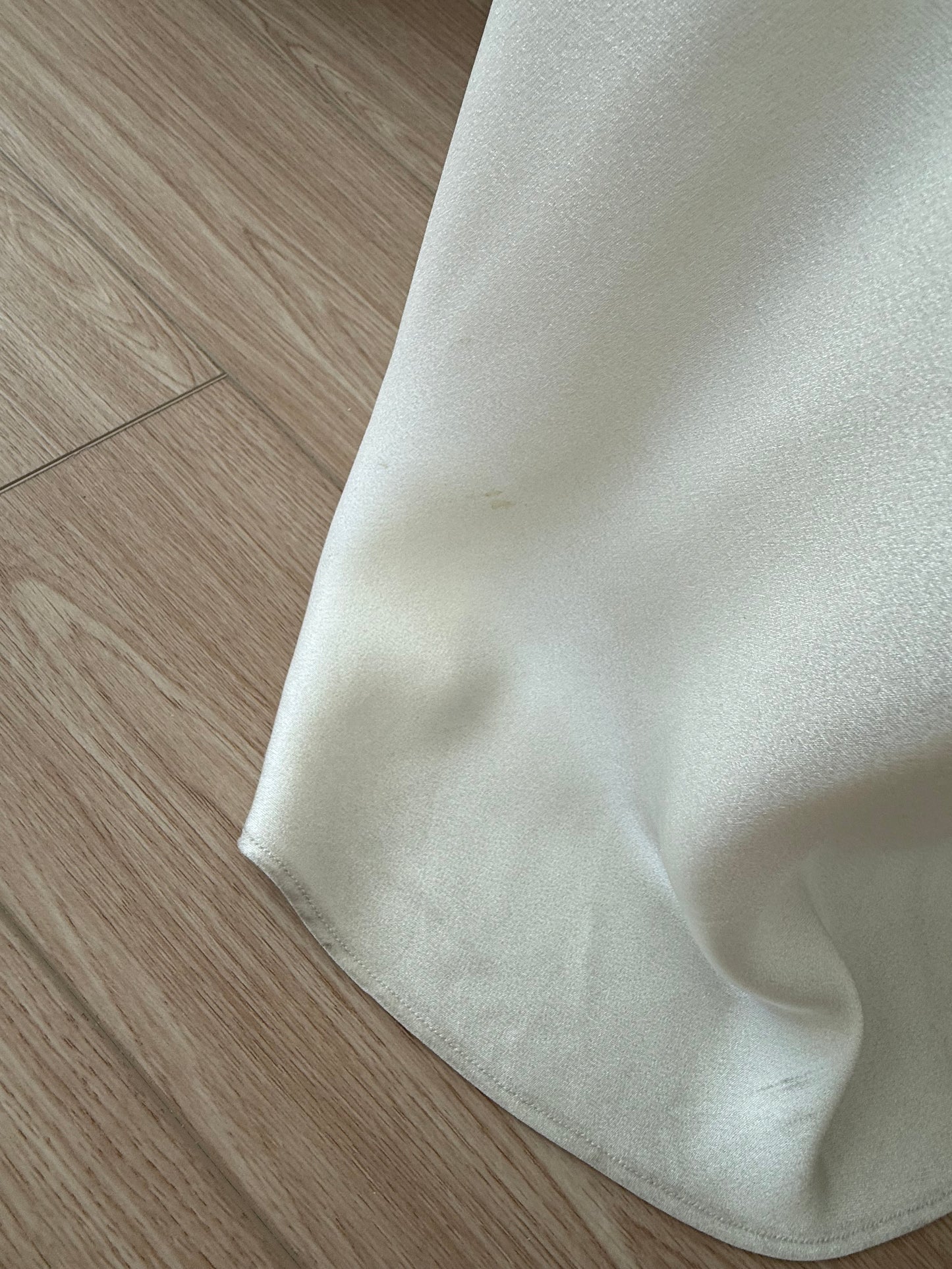 LES HABITUDES 90's Vintage Silk Backless Evening Gown