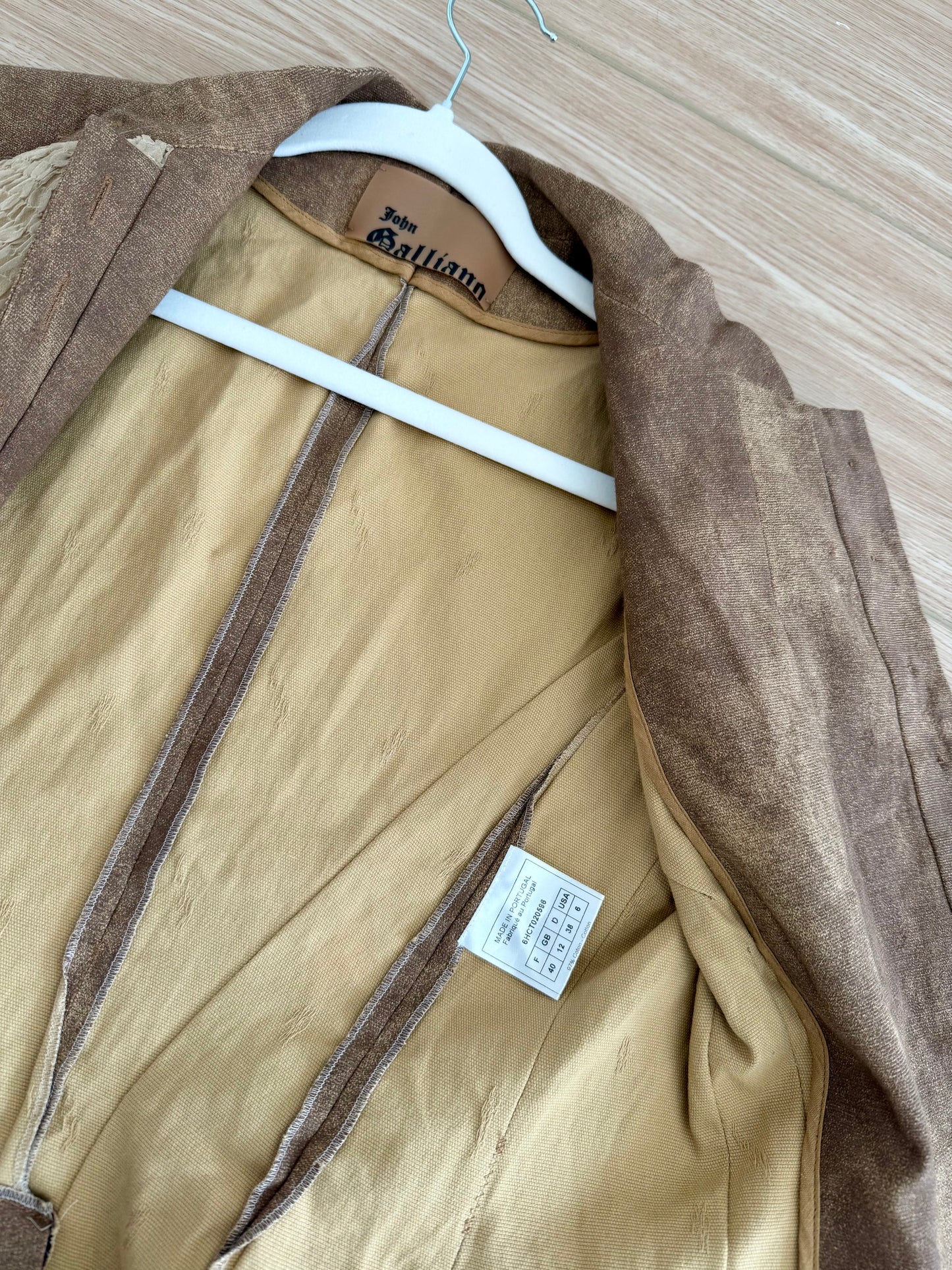 JOHN GALLIANO 2006 Vintage Runway Blazer Jacket