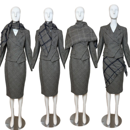 Gianfranco ferre 90s vintage skirt suit jellybean vintage