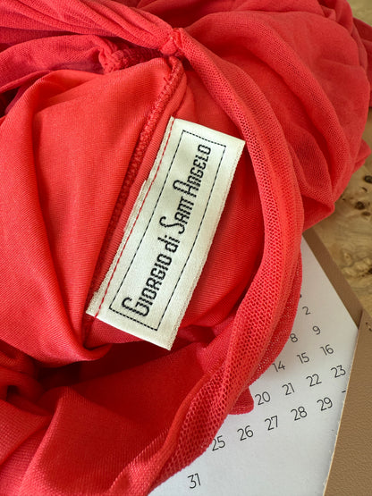GIORGIO DI SANT ANGELO 80s/90s Vintage Ruched Dress