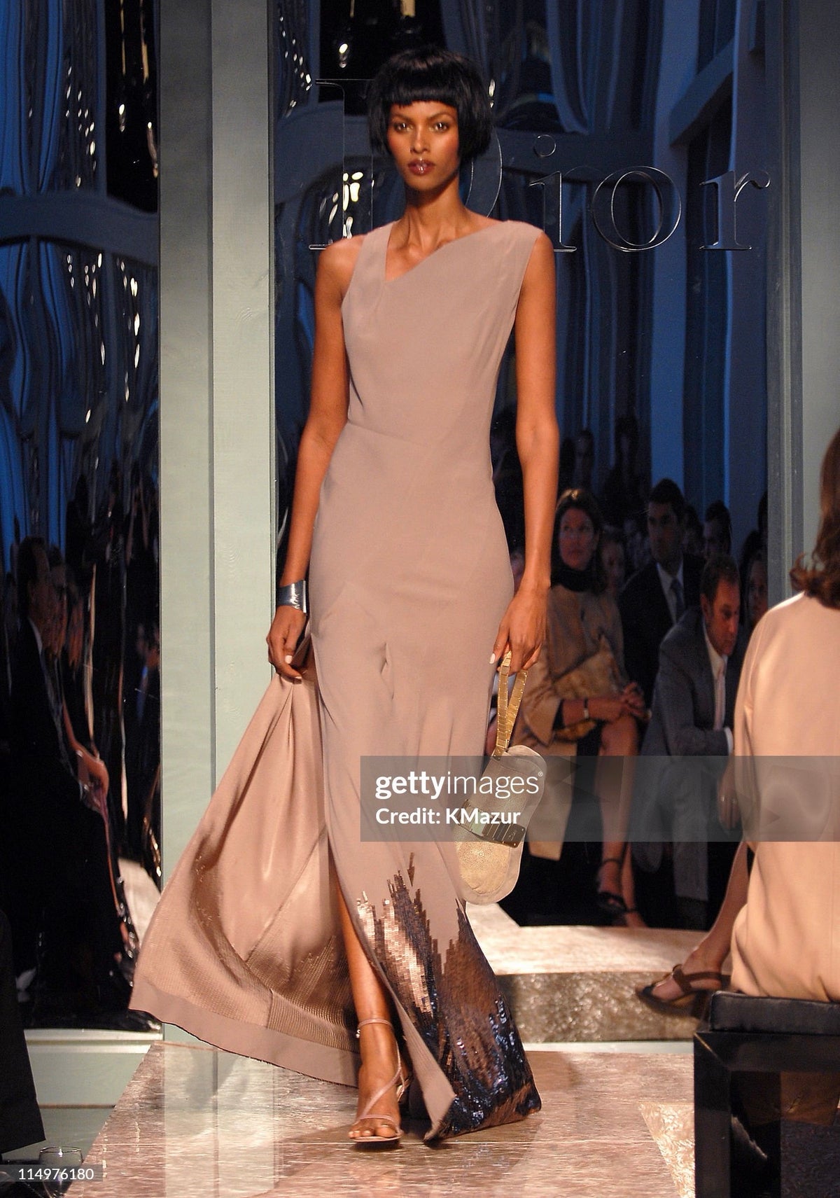 DIOR by JOHN GALLIANO 2007 Vintage Runway Black Evening Gown
