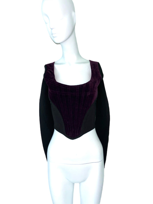 VIVIENNE WESTWOOD Vintage Long Sleeve Purple Corset